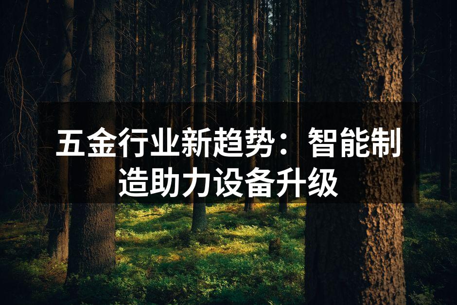 智能制造设备在生产线上的应用